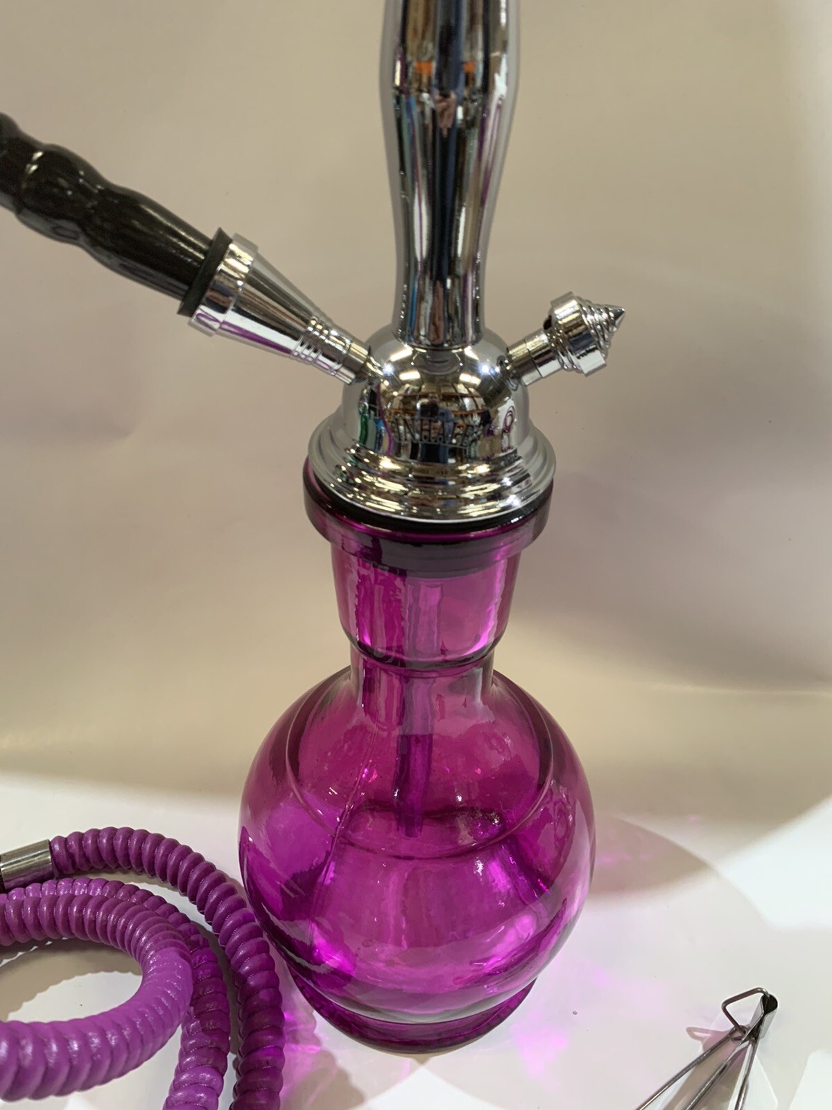 INHALE 17 INCH 1 HOSE JUNIOR HOOKAH IN A HARD SUITCASE