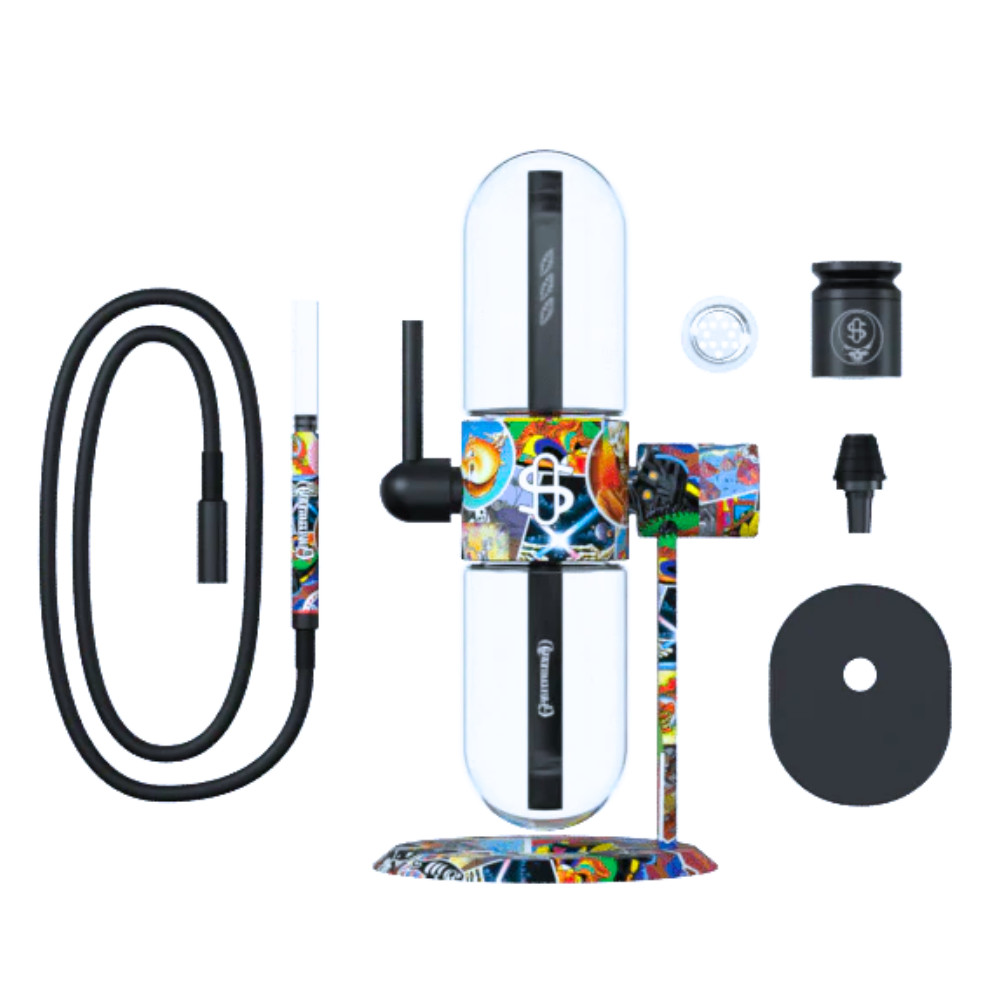 Grateful Dead x Stundenglass – Gravity Infuser Bong – Glass Water Pipe (LARGE)