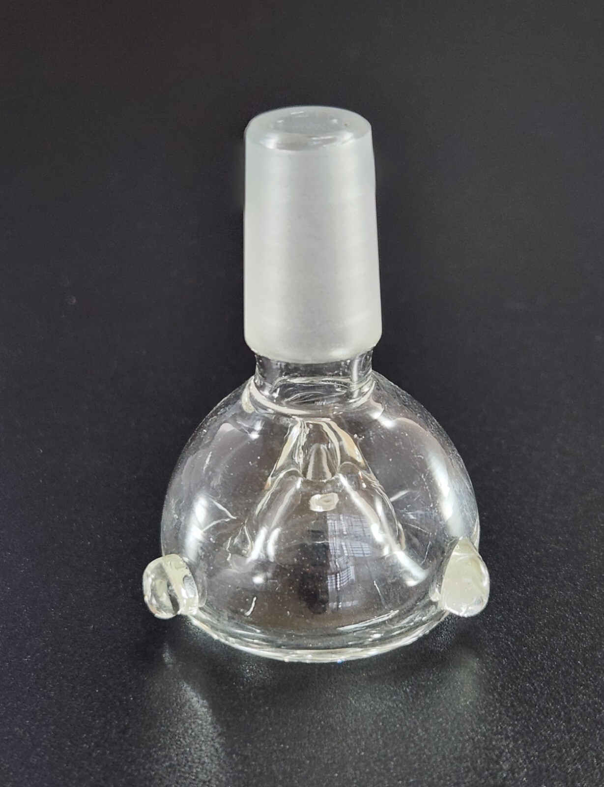 14mm Clear Glass Wide Bubble Water Pipe Slide Glass Head Piece Replacement Bowl