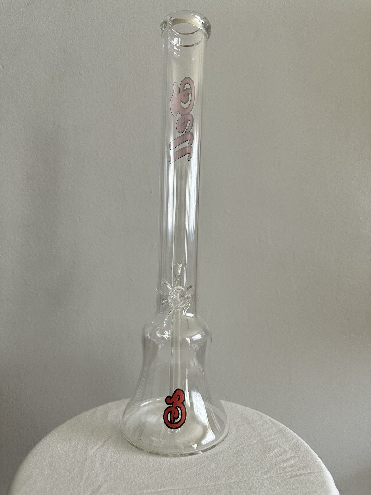 18” Hookah Water Pipe Beaker Heavy Glass Bong
