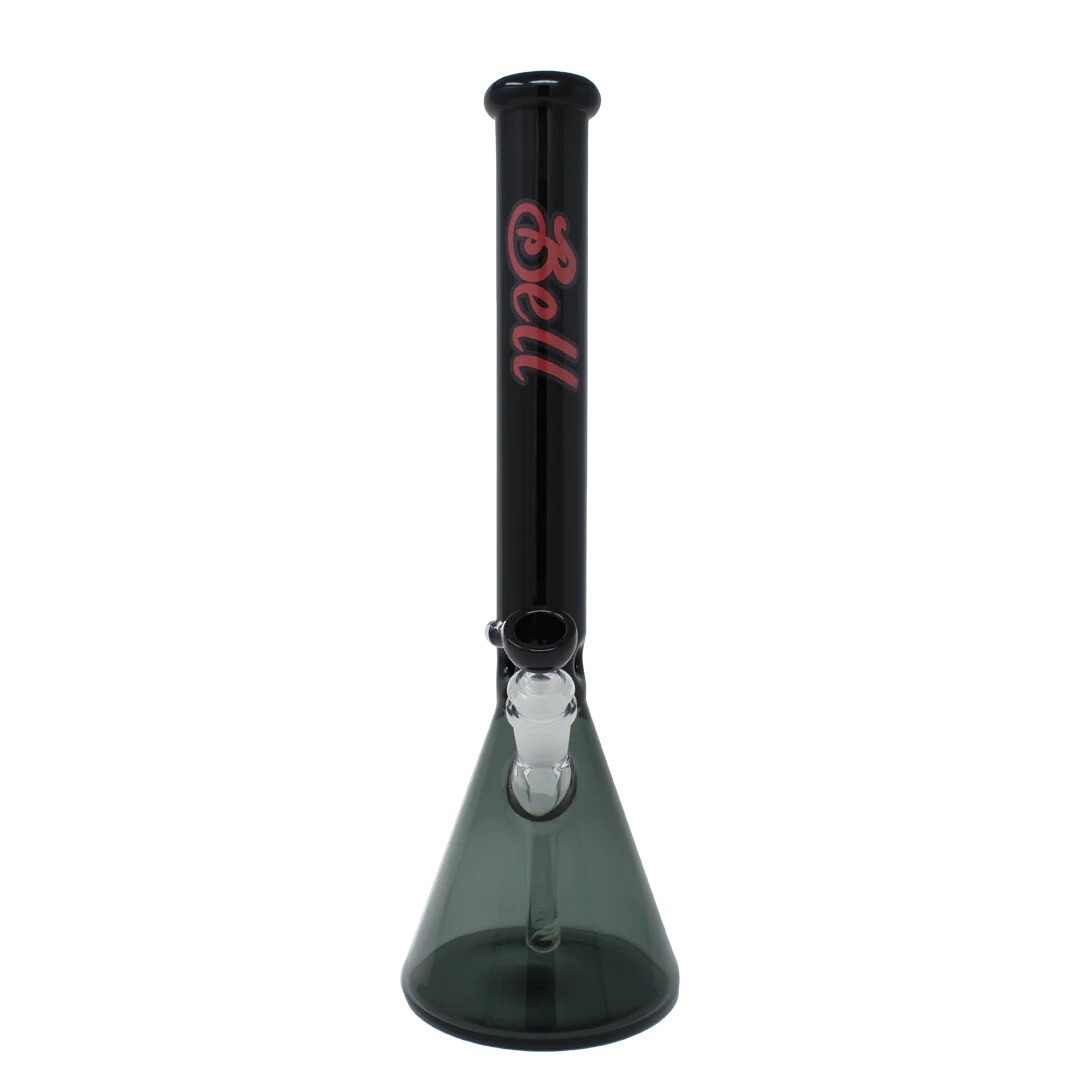 BELL Glass Hookah Water Pipe Double Tone Slim Neck Beaker 15”