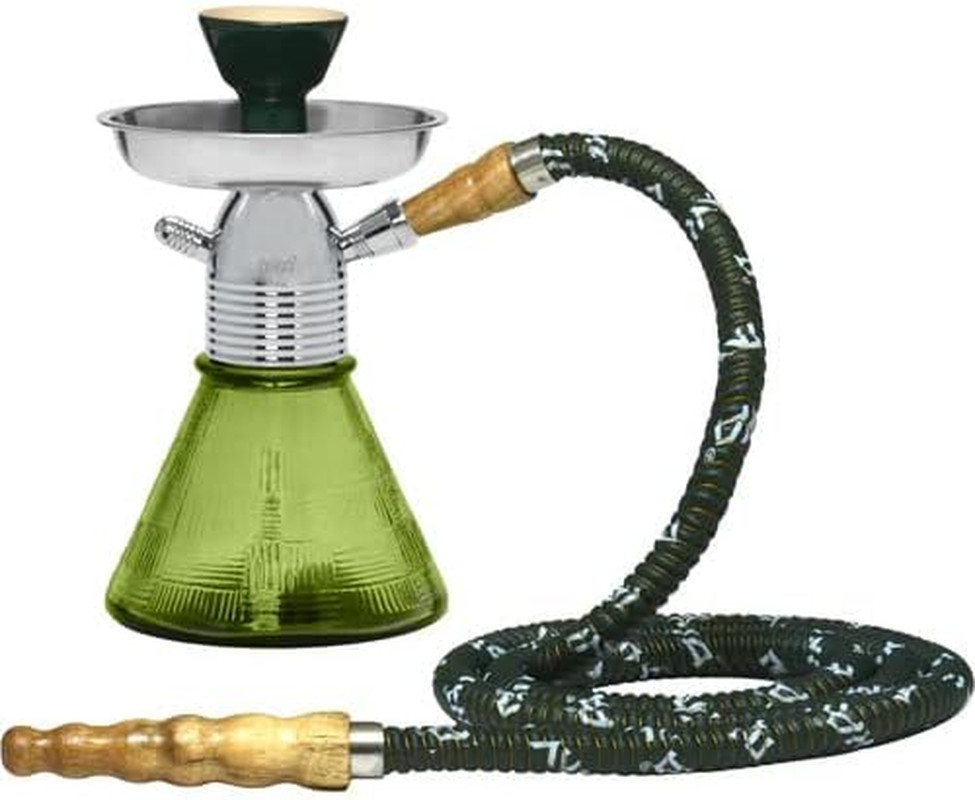 Mya Petite Hookah Set – 8 Inch Mya Hookah Set with Everything – Glass Hookah Mya
