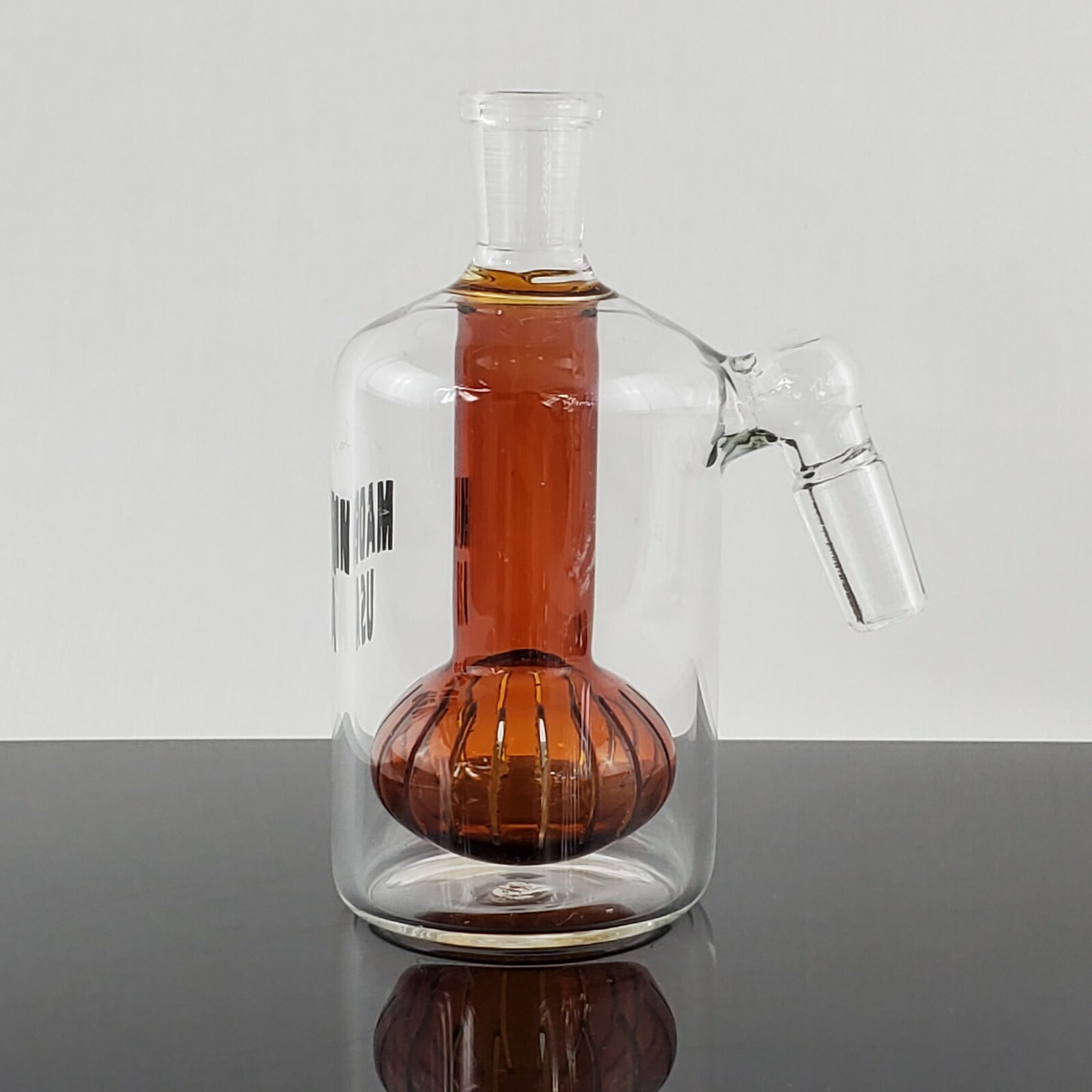 Premium 14mm Clear Ash Catcher 45° For Tobacco Smoking Water Pipe bong 149414