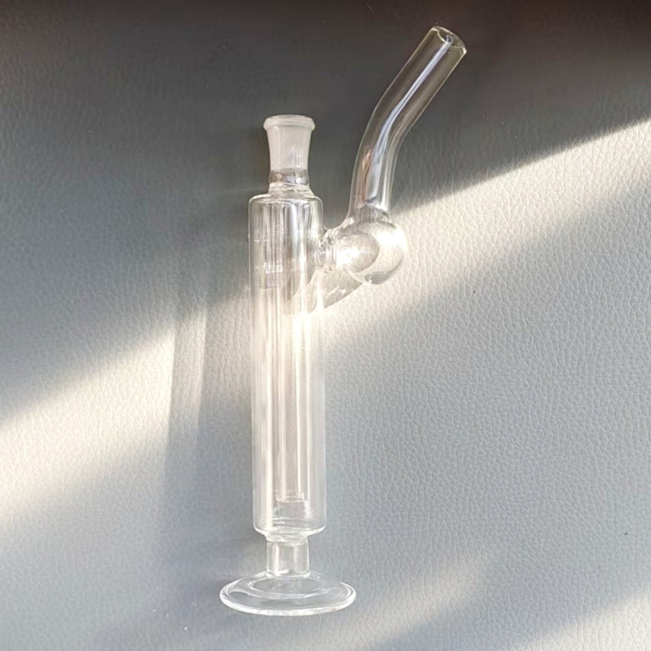 Portable 5.5&Prime; Thick Glass Bong Water Pipe Smoking Hookah Bubbler Shisha W/Bowl