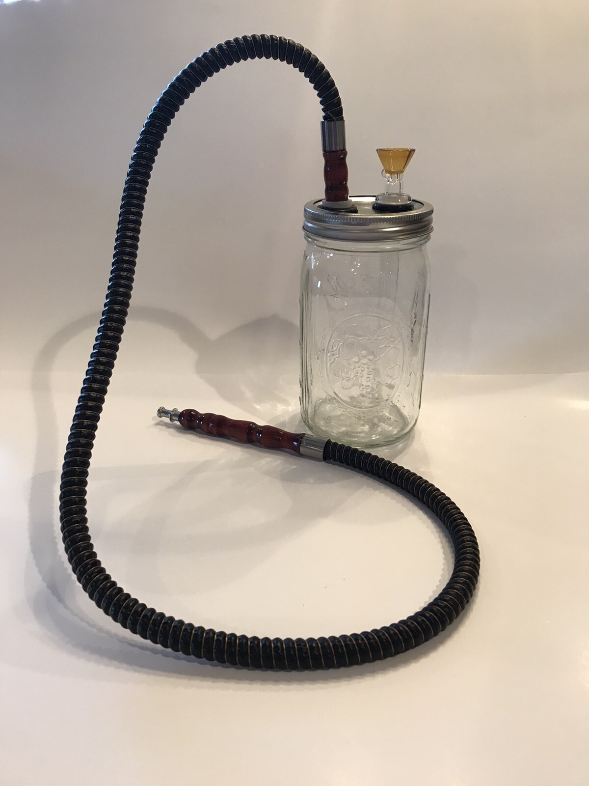 DIY Mason Jar Hookah Kit Bong Water Pipe Bubbler Tobacco NO JAR INCLUDED 32oz