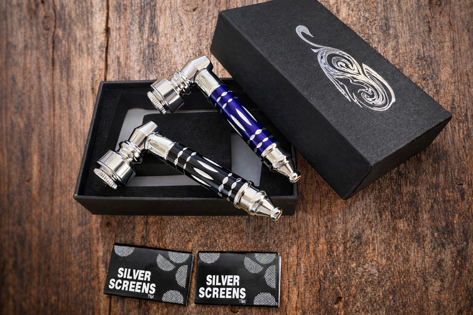 9&Prime; Black Mushroom Recycler Glass Bong 14mm Bowl Water Pipes Hookah