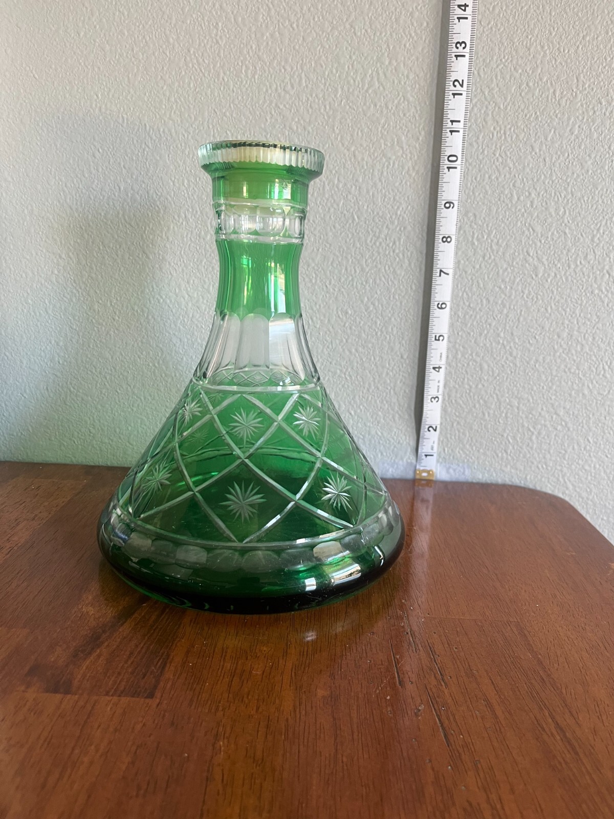 Mya Sultan Crystal Hookah Base – Green Never Used