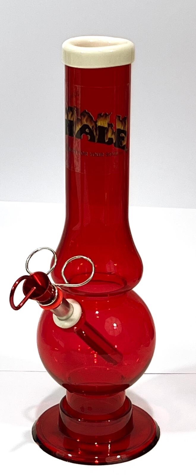 INHALE®️1.5X10&Prime; MUSHROOM ACRYLIC HOOKAH WATER PIPE PULL STEM MADE IN THE USA