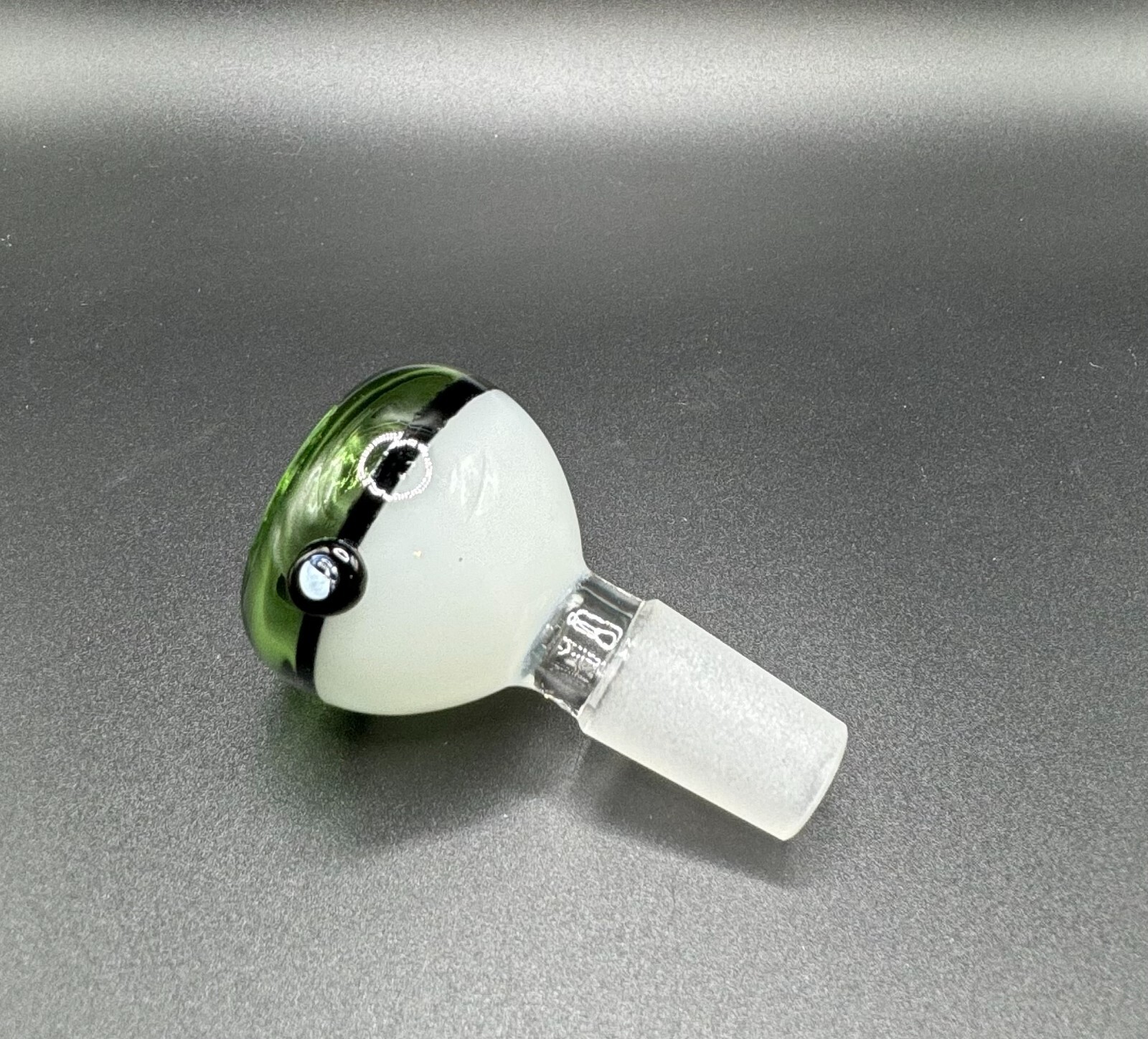 14mm Pokémon Green Pokeball Male Glass Bowl Piece Slide Replacement