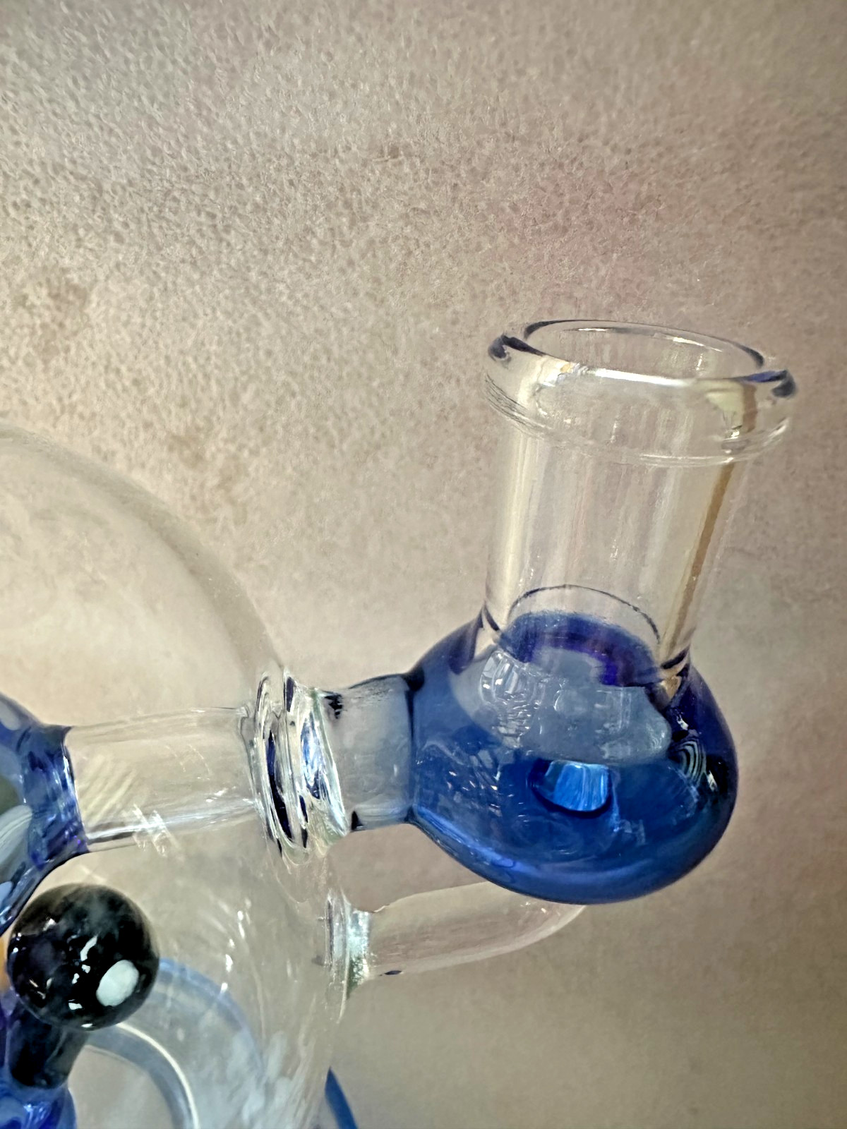 10&Prime; 3D Glass Bongs Smoking Glass Water Pipe with 14mm catcher