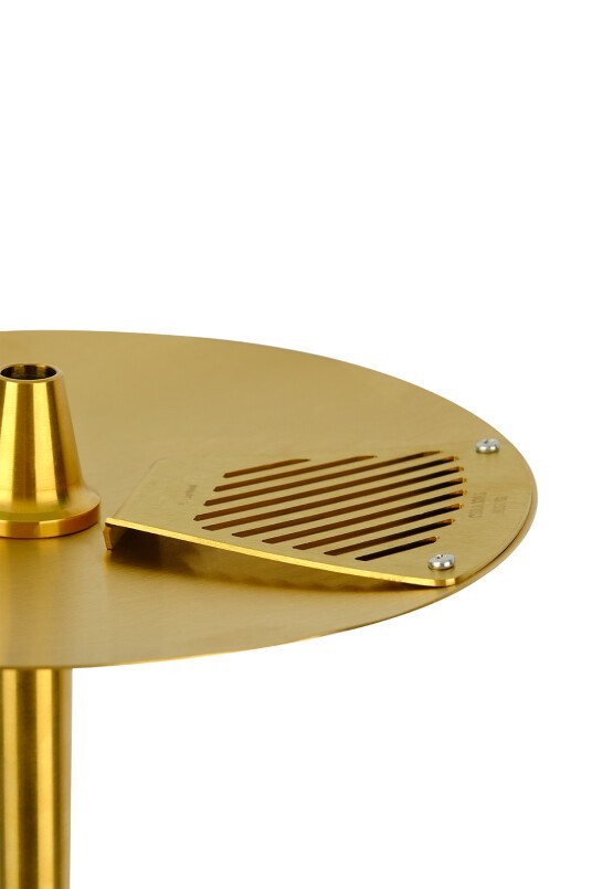ODUMAN ORION Hookah Gold Body Black Glass Hookah Shisha Waterpipe Nargile
