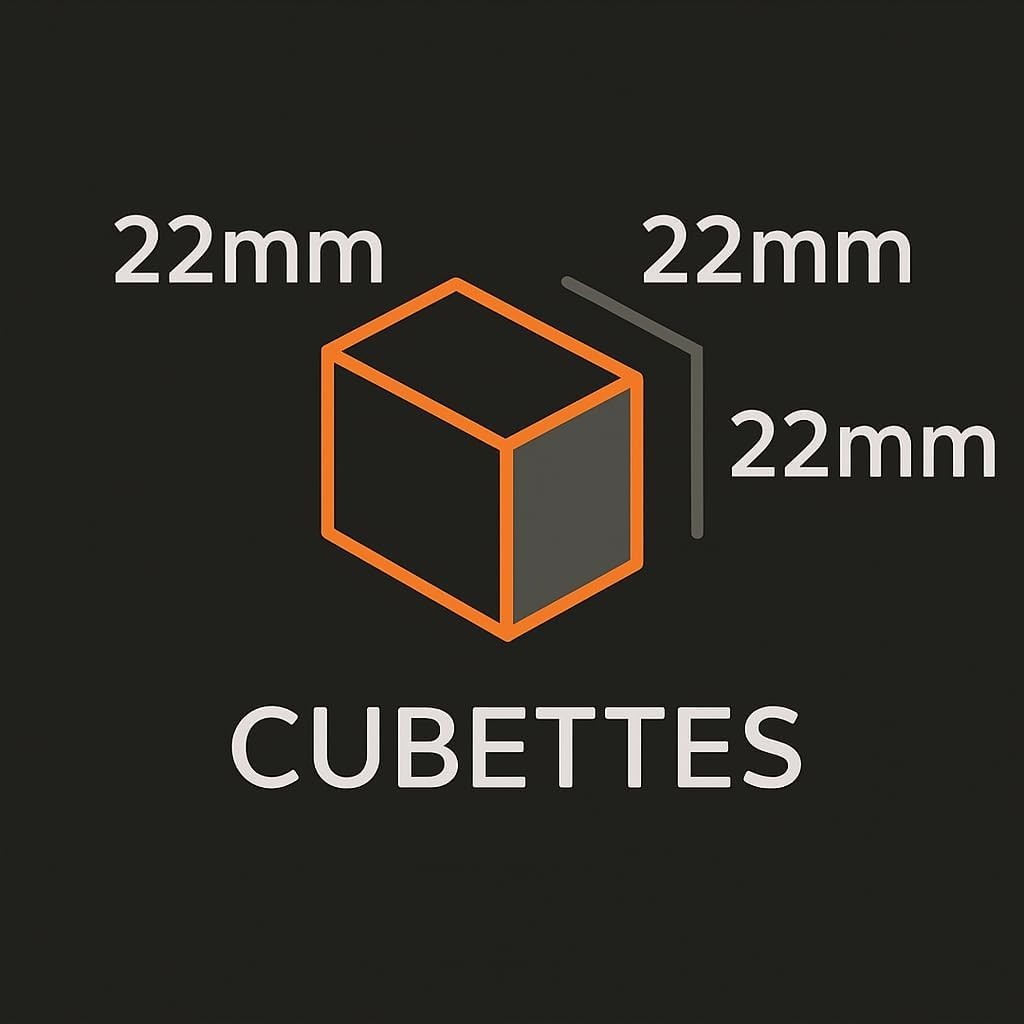 HOOKAHJOHN – Titanium Premium Hookah Coconut Charcoal Cubettes 120 pcs