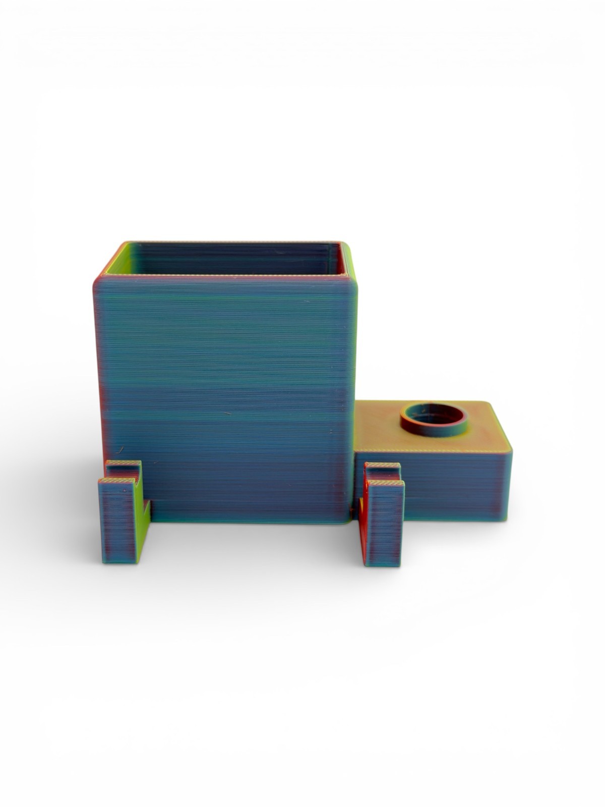 14mm Slide Stand Display Organizer W/ Tool Pick Holder – Tri Color Splash