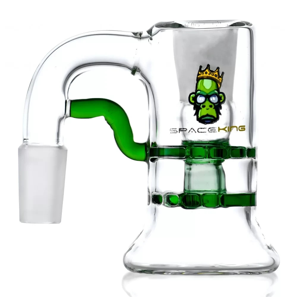 Space King Glass Ash Catcher – 14mm/18mm Joint – Assorted Colors