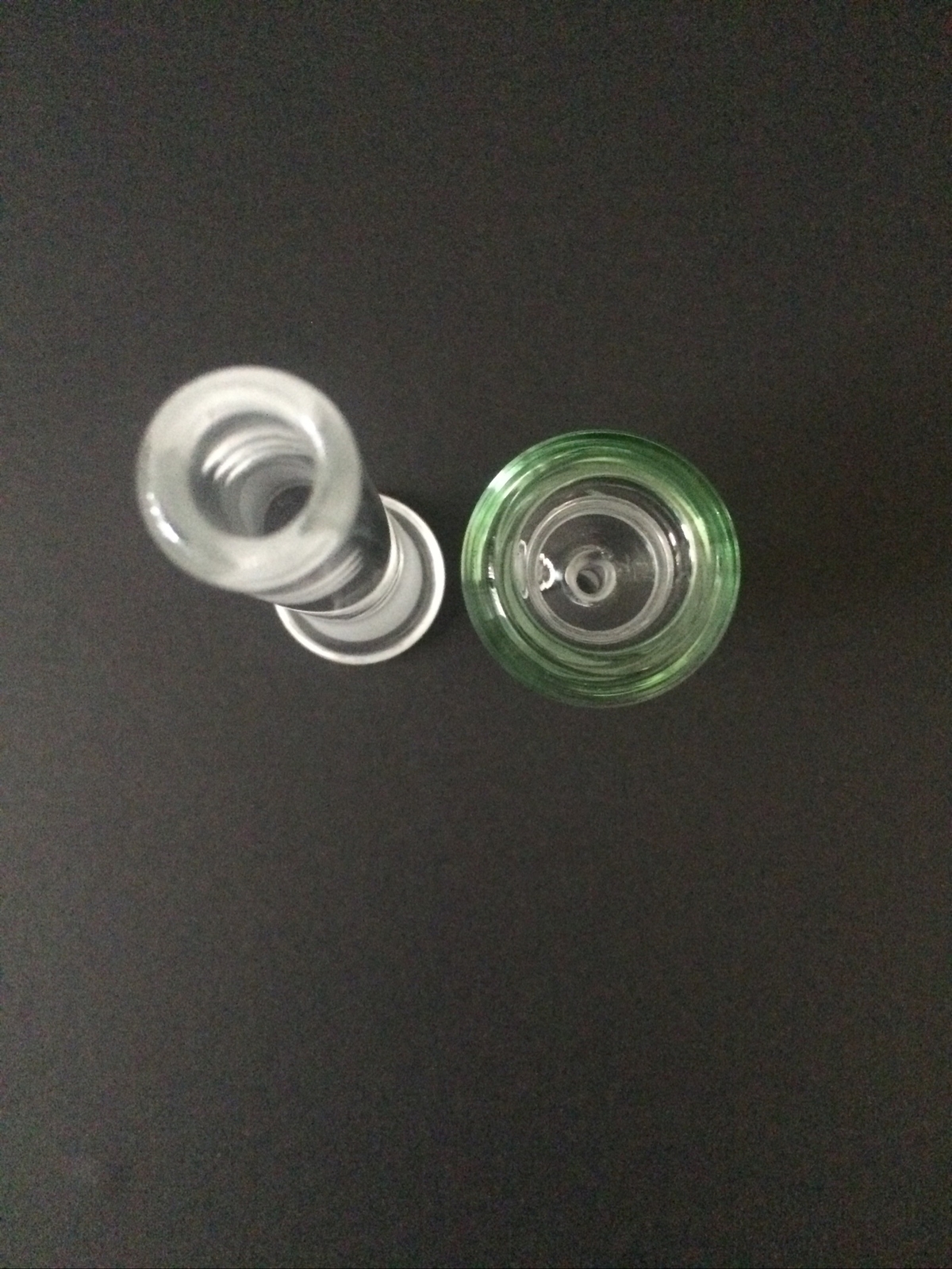 2.5 Inch Hookah Water Smoking Pipe Glass Downstem with 14mm male bowl piece