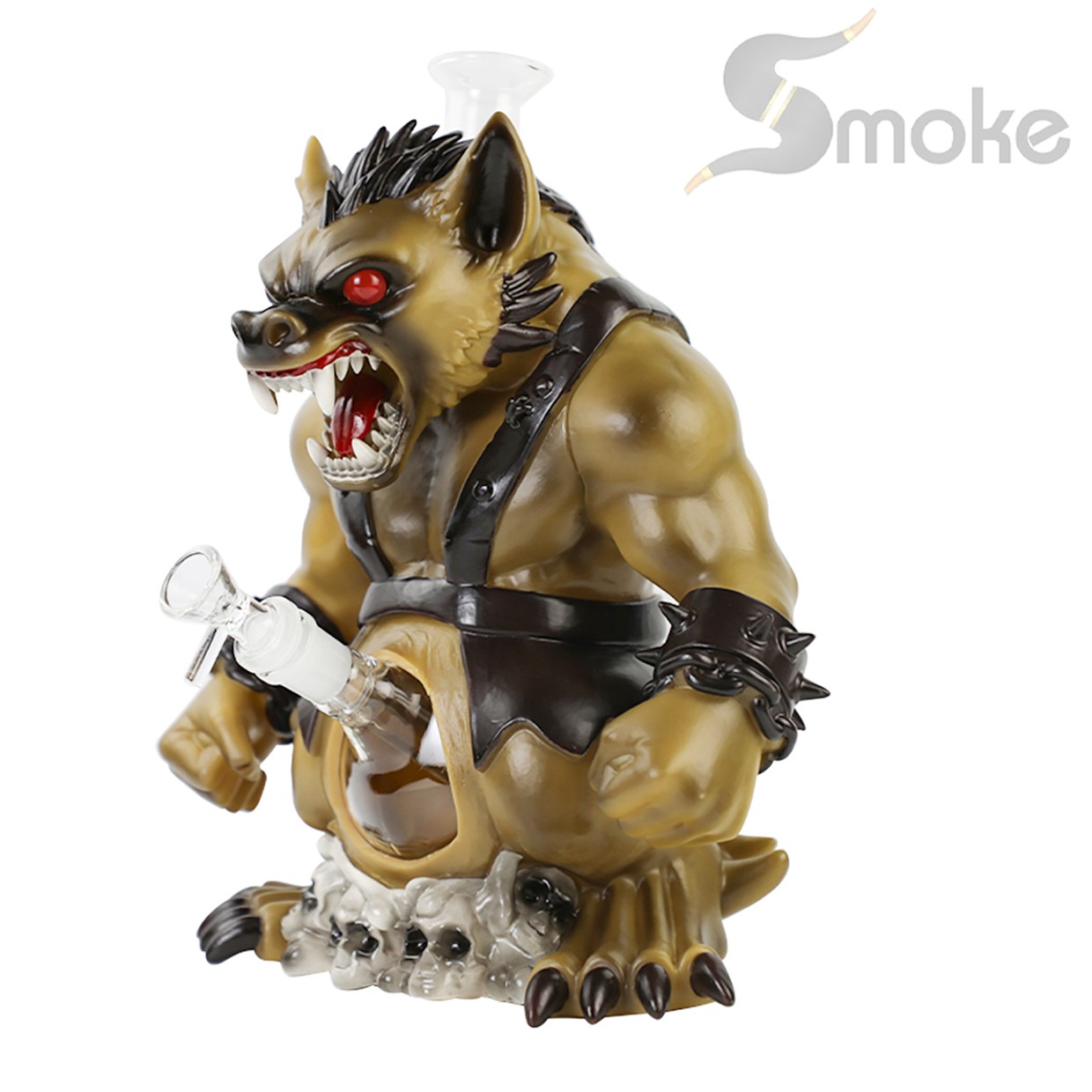 Hunting Dog 12 » Glass Bong Water pipes Tobacco Smoking Bubbler Hookah 14mm bowl