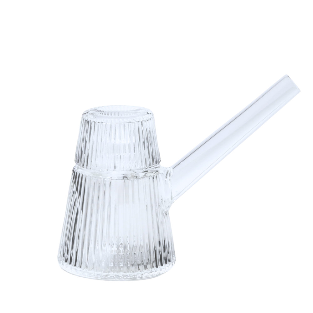 5&Prime; NWTN DECO Bubbler – Beaker Bong – Glass Water Pipe (CLEAR)