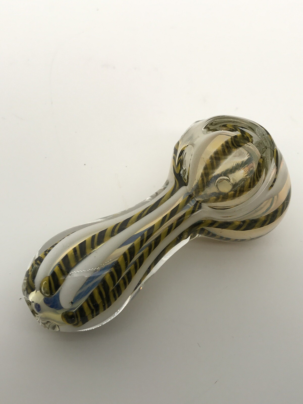 HITTER USA TOBACCO POCKET PIPA SMOKING 3” HEAVY HAND BLOWN GLASS BOWL MINI PIPE