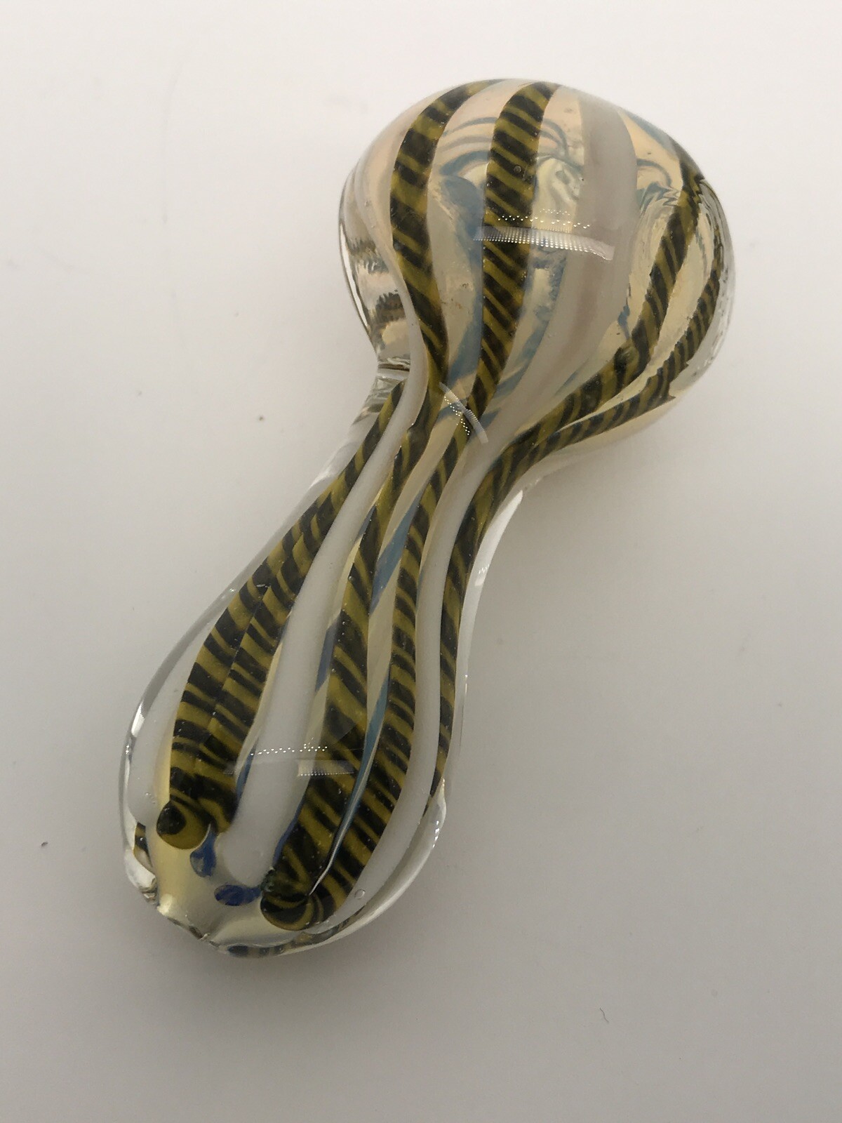 POCKET PIPA BOWL MINI HITTER USA TOBACCO SMOKING 3” HEAVY HAND PIPE BLOWN GLASS