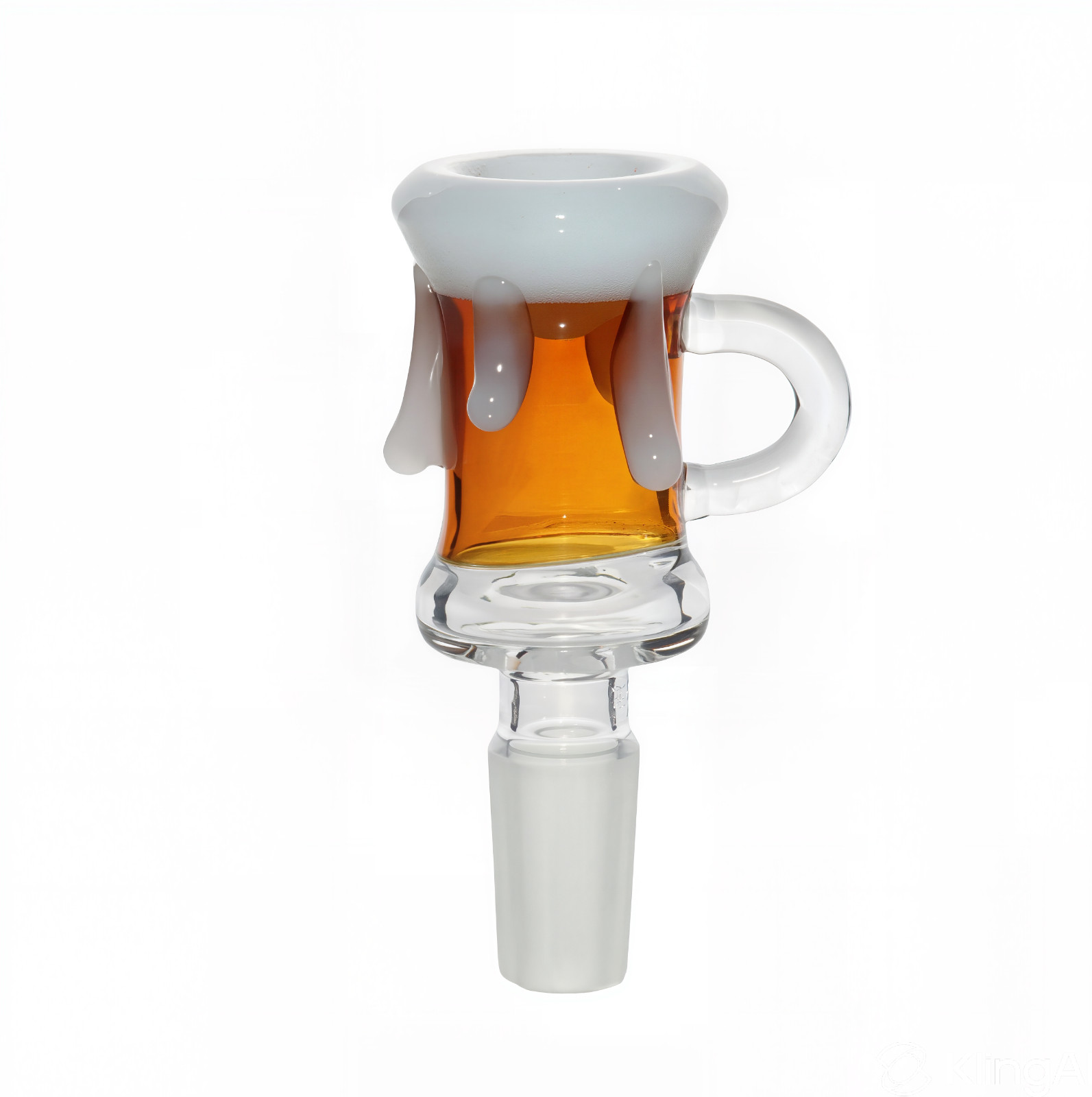 14mm Male Beer Mug Glass Bowl – HITTN Foam Head Novelty Slide One Hole🍺🔥🎆💨💥