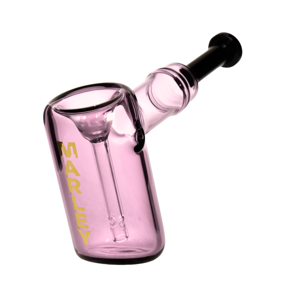 5.5&Prime; Marley® Mini Barrel – Premium Glass Water Pipe – Bubbler (Pink)