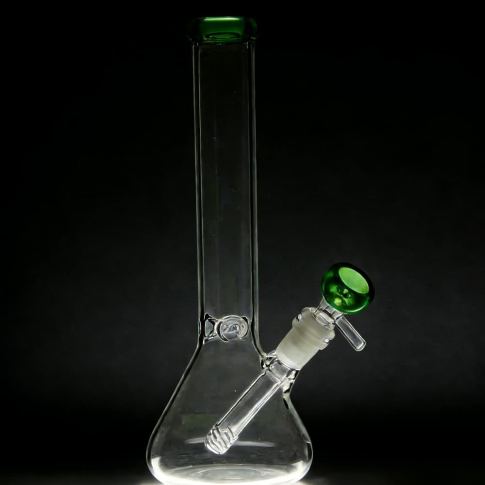 Heavy Glass Bong 10 inch Water Pipe Smoking Bong Beaker+14mm Bowl hookah US