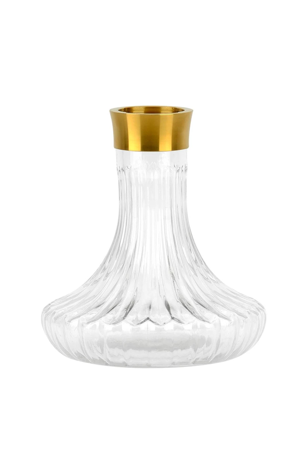 ODUMAN Velos Gold Body Clear Glass Hookah Shisha Waterpipe Carry Bag