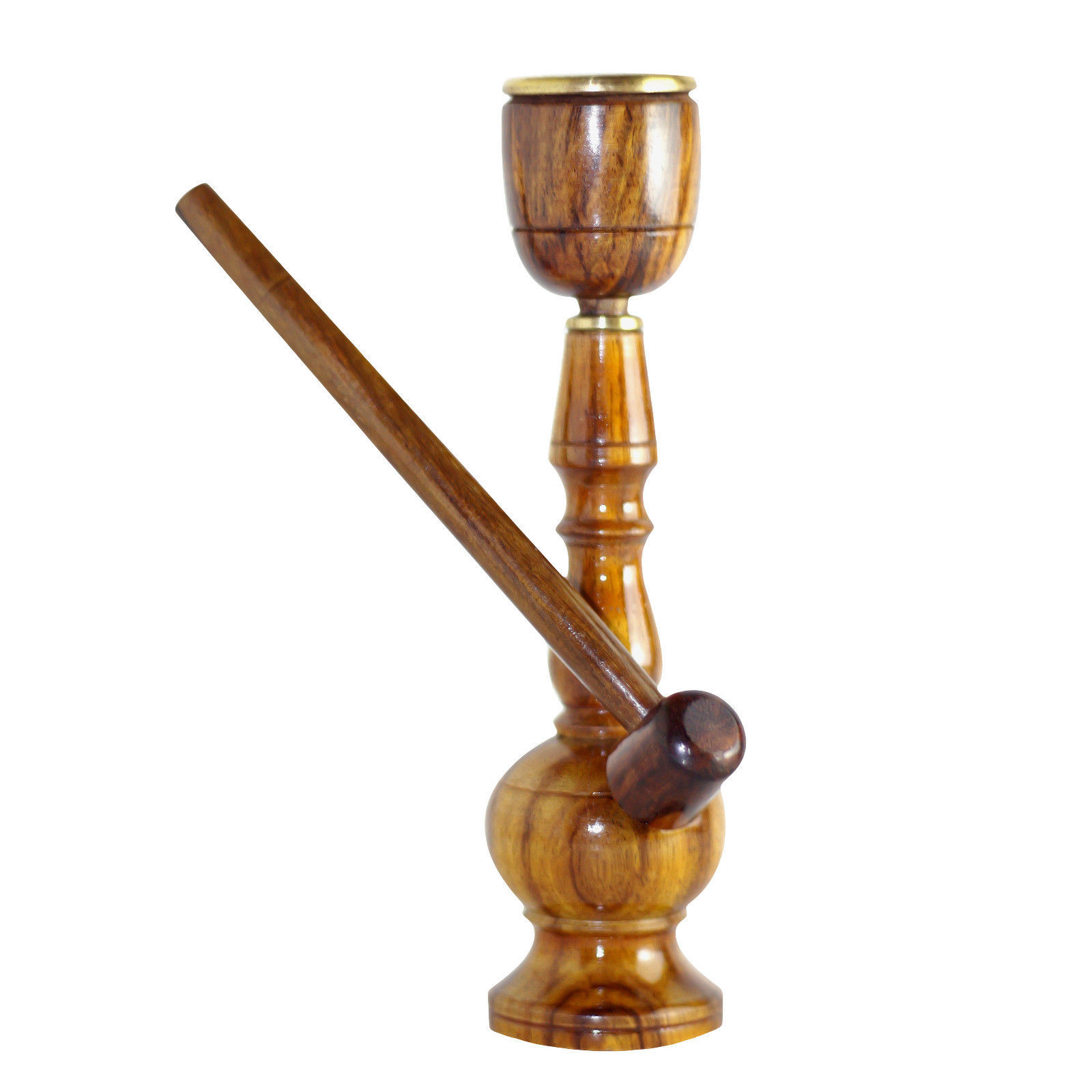 Antique Wooden Handmade Hookah Vintage Collectible Hookah