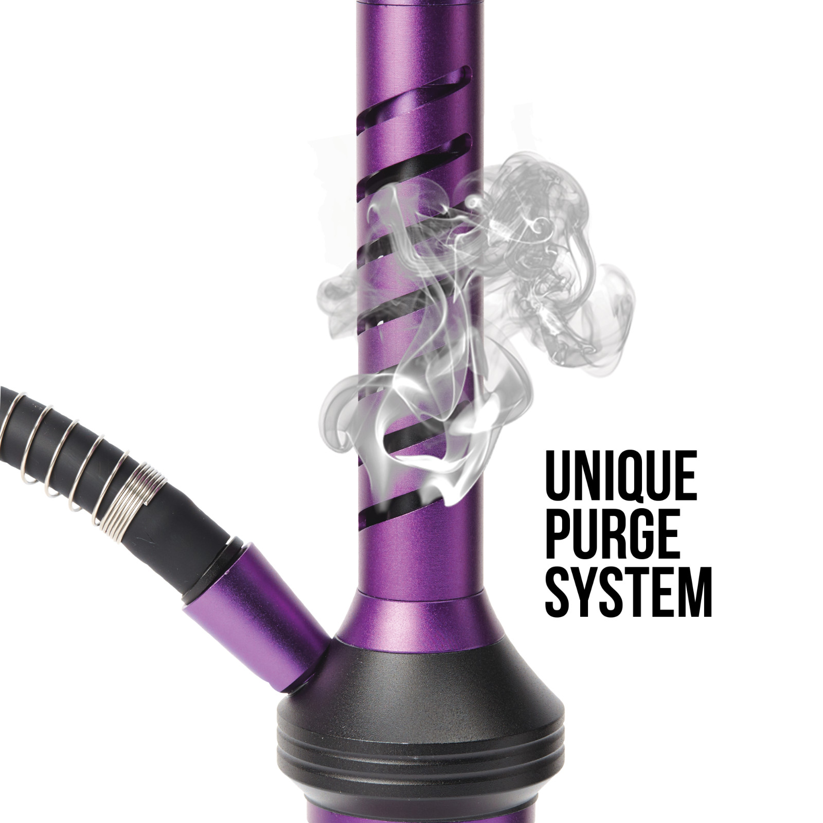 18&Prime; Jaxx Black Hookah 1 Hose by ShishaTech Hookahs Shisha & BONUS