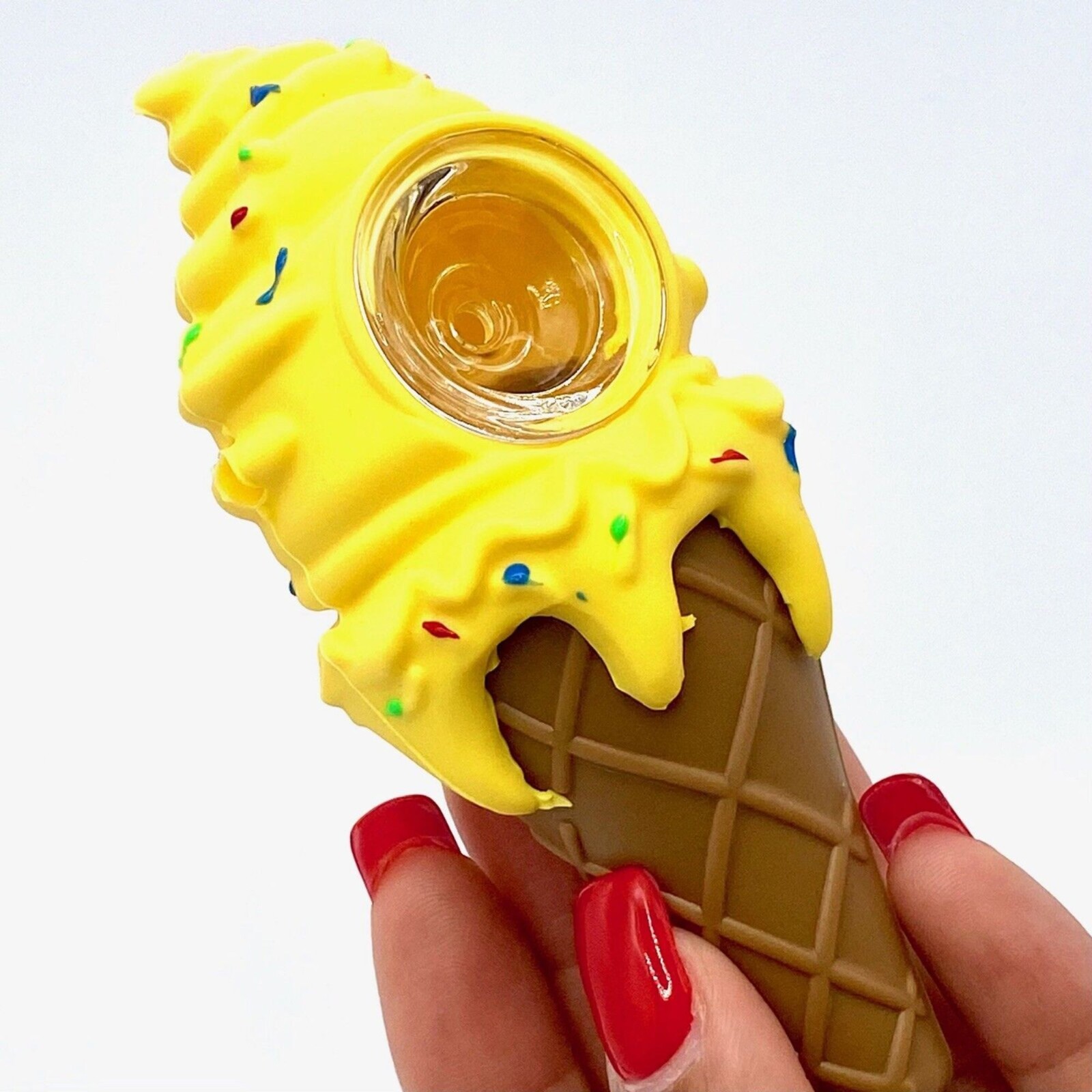 Mini 5inch Silicone Hookah Smoking Bong Shisha Water Pipe Glass Bowl