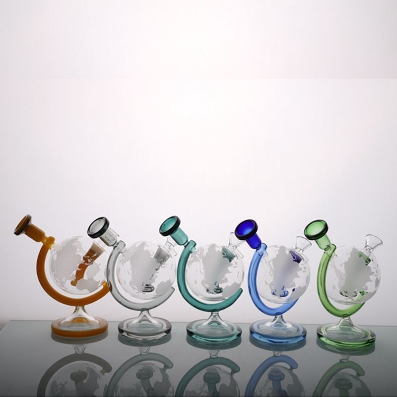 7 inch Globe Glass Tobacco Hookah Pipes Water Pipe Smoking Oil Rig Shisha Tools