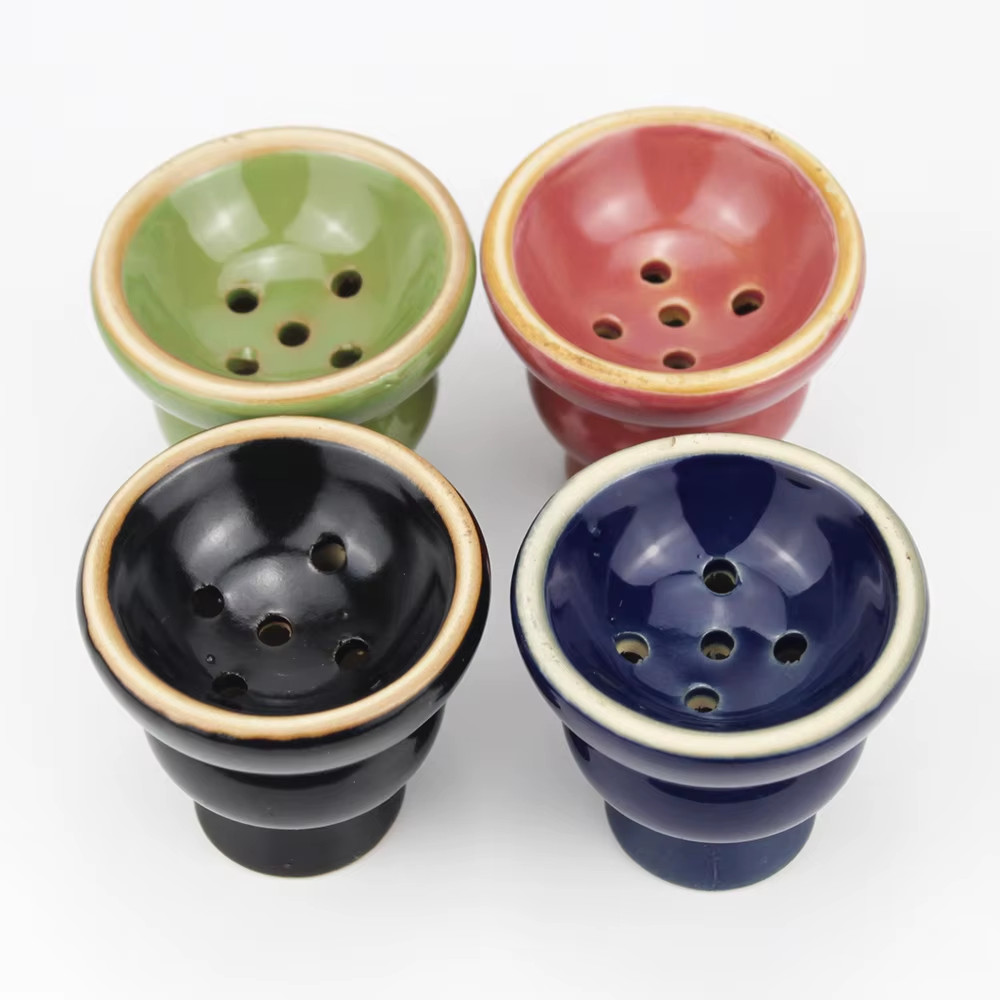 Ceramic Hookah Bowl Shisha Accessories Narguile Chicha Cachimbas Tobacco Bowl