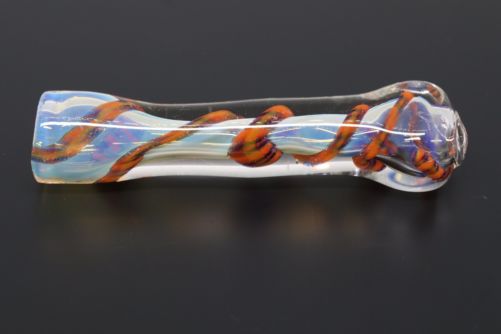 BOWL ONE HITTER BLOWN GLASS HEAVY HAND PIPE 3” SMOKING USA TOBACCO CHILLUM ART