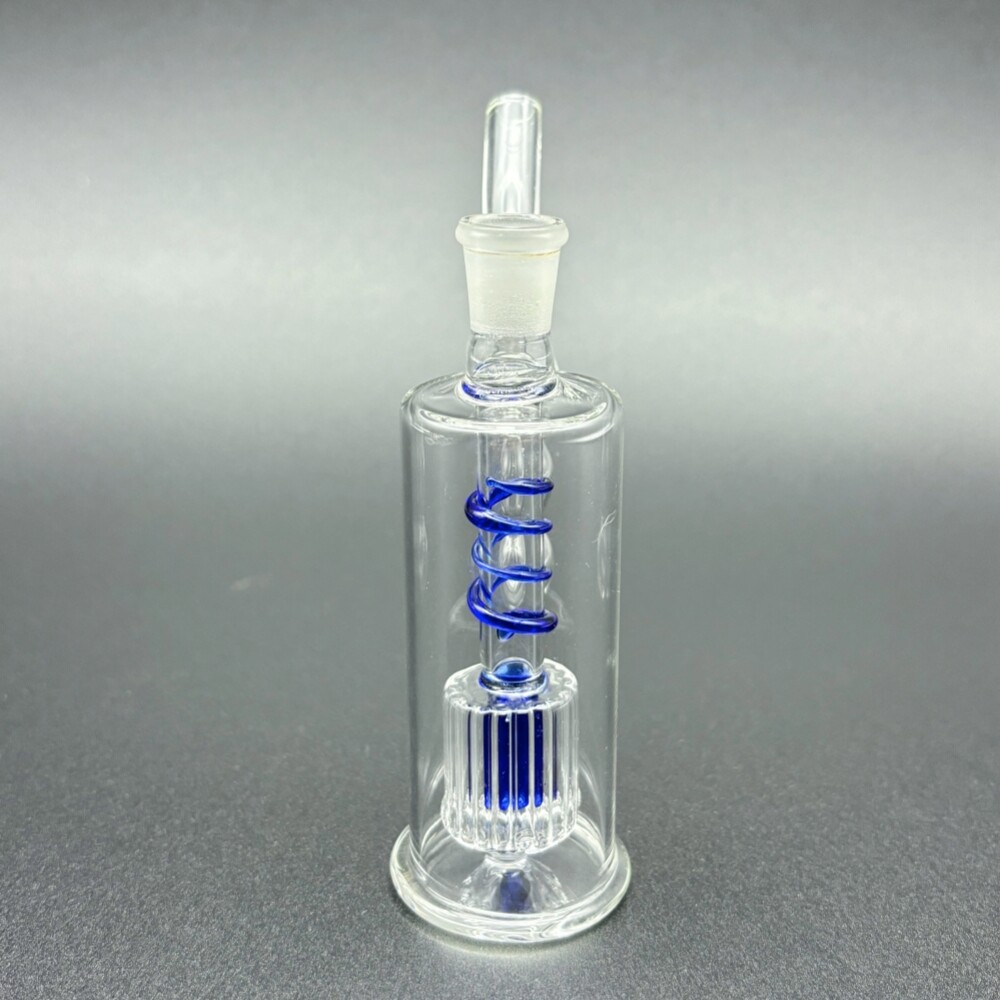 4&Prime; Mini Glass Bong Filter Pyrex Hookah Recycler Water Pipe Smoking Bubbler