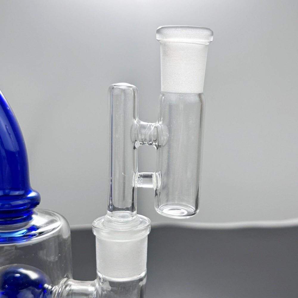 MINI 2pcs 14mm Glass Dry Ash Catcher 2.7in Reclaimer For Glass Bong Water Pipe