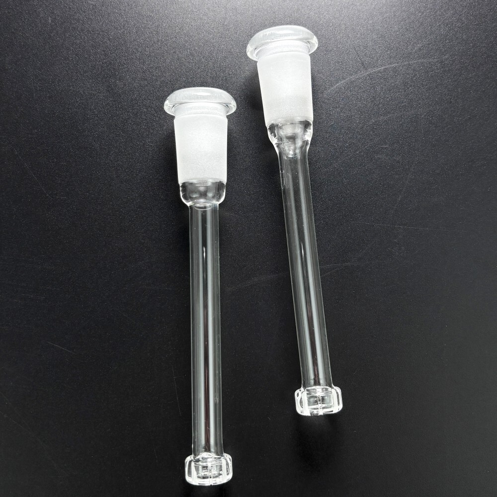 2PCS 5 » Glass Downstem Showerhead 14mm Male Down Stem For Bowl Glass Bong Pipe