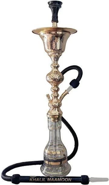 Khalil Maamoon Gold Hookah by Tornado Khalil Maamoon Large Size 33 »