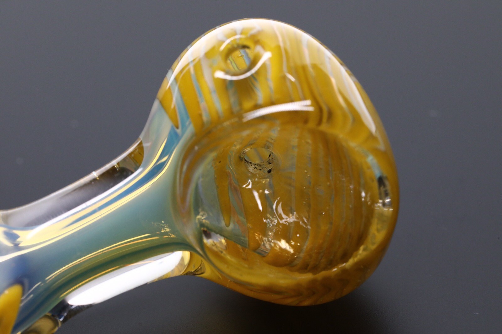 SMOKING MINI HITTER HEAVY 3” HAND PIPE BLOWN GLASS POCKET PIPA BOWL USA TOBACCO