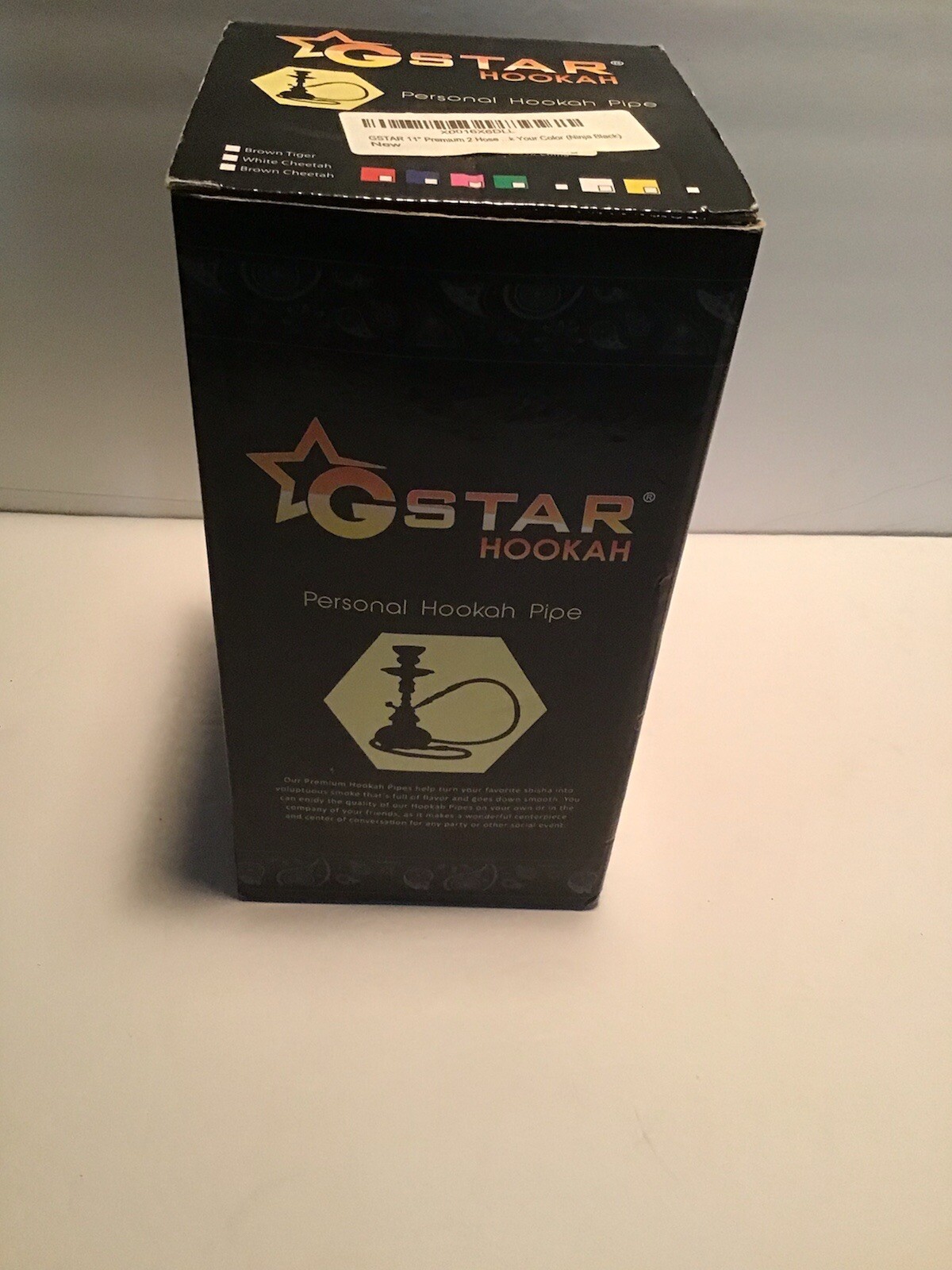 GSTAR HOOKAH 11&Prime; premium personal hookah pipe COLOR black