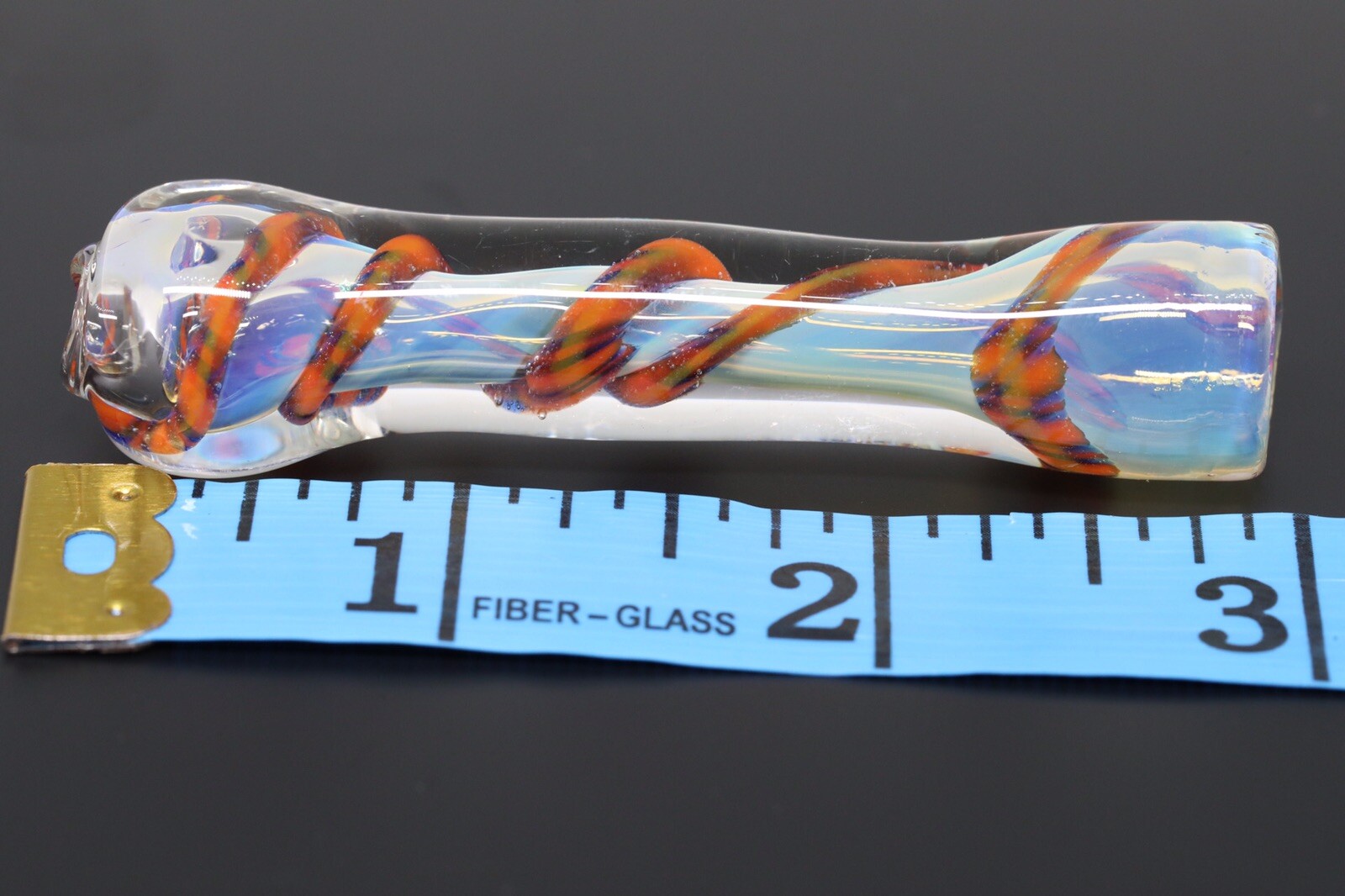 BOWL ONE HITTER BLOWN GLASS HEAVY HAND PIPE 3” SMOKING USA TOBACCO CHILLUM ART