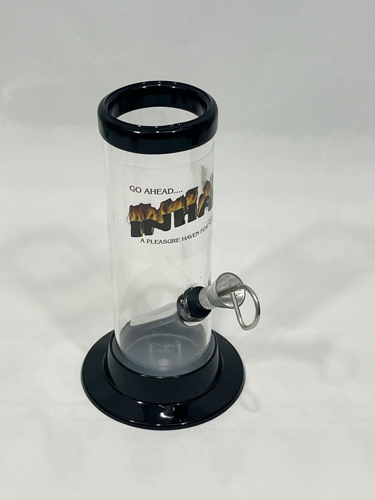 INHALE®️2X6&Prime; STRAIGHT ACRYLIC HOOKAH WATER PIPE PULL STEM & POKER MADE IN THE US
