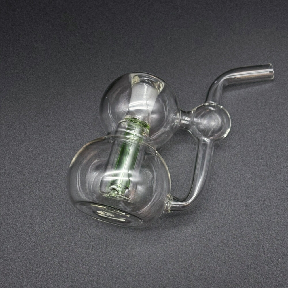 Mini 3.7&Prime; Glass Hookah Bong Gourd Ball Pyrex Smoking Water Pipe W/10mm Bowl
