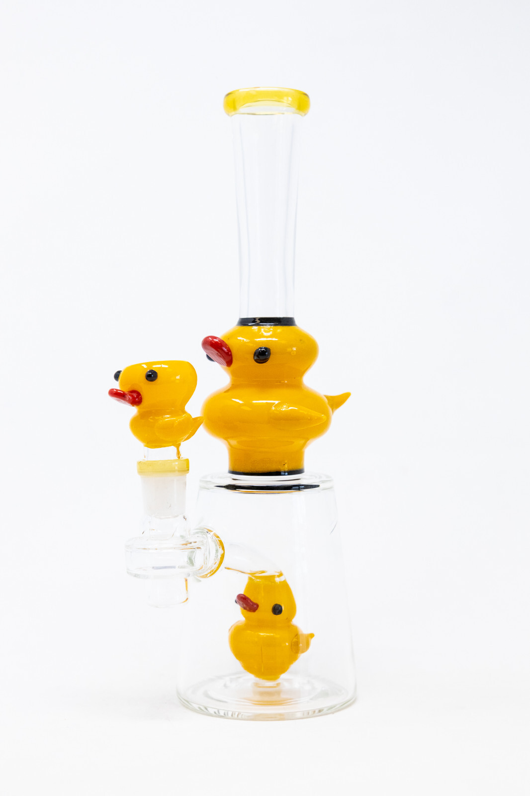 Hookah Water Pipe 9&Prime; Yellow Duck Bong w/ Duck Bowl Skinny Neck – Fast Shipping