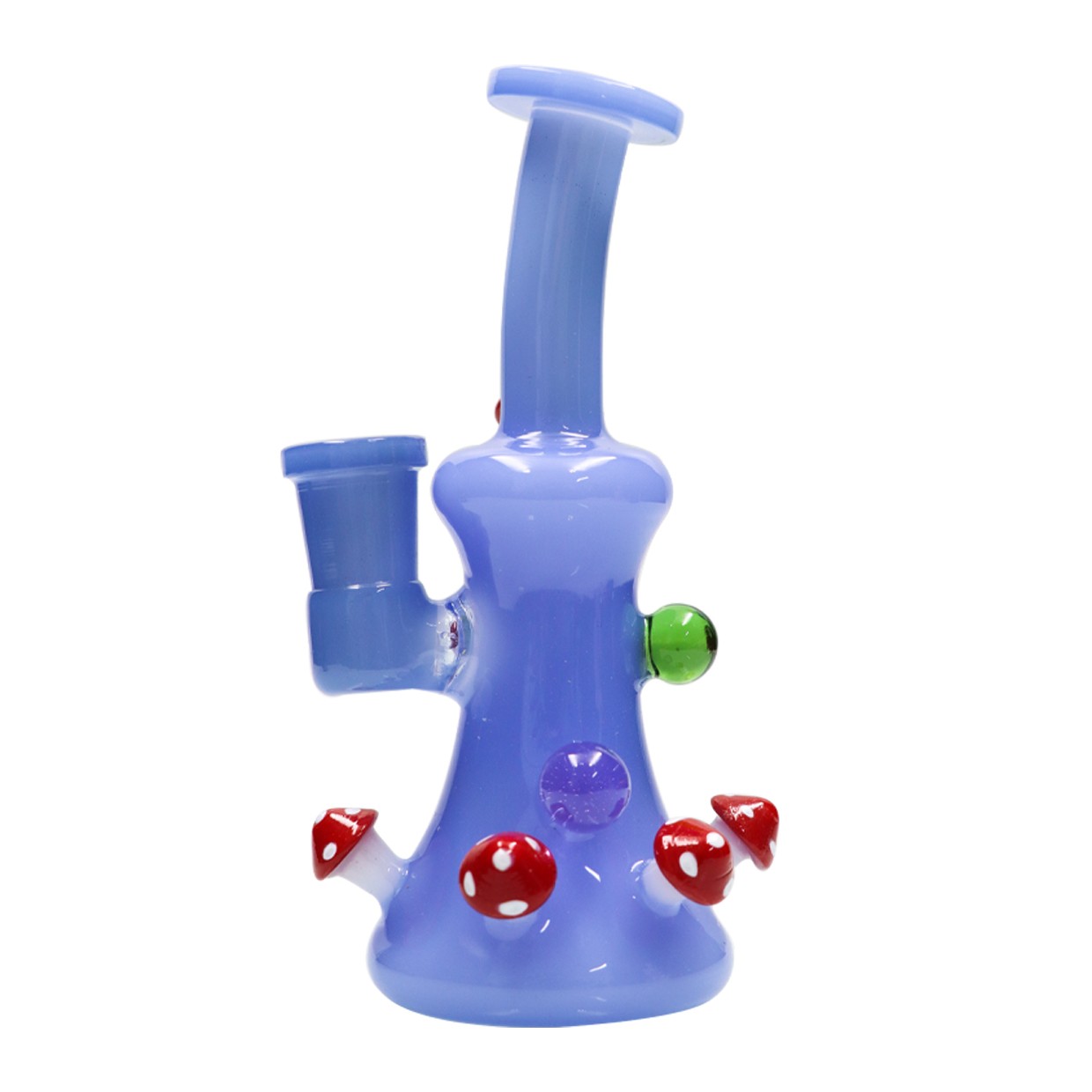 Random 6in Mushroom Glass Bong Water pipes Smoking BUBBLER Bong Hookah 14mm Bowl