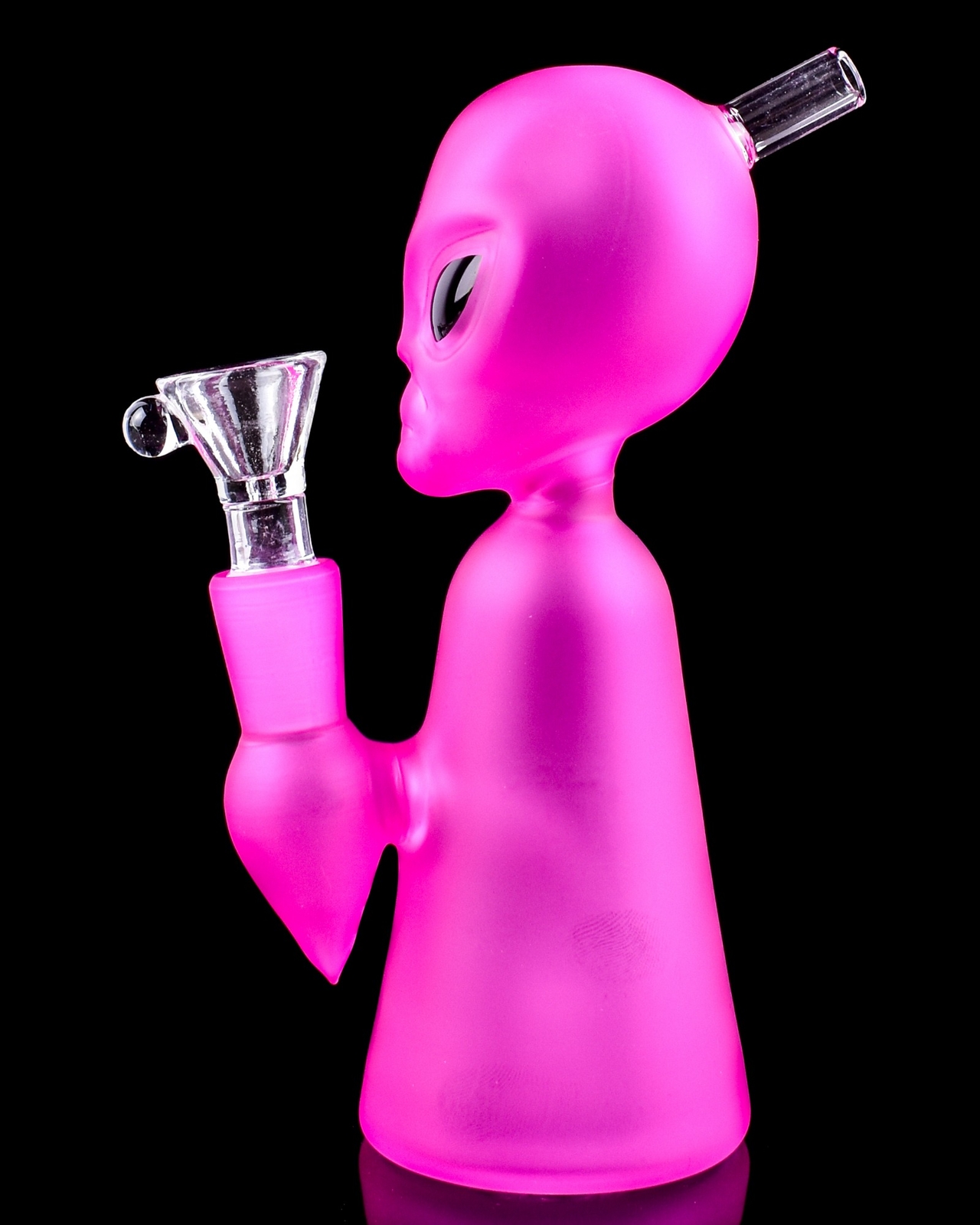 CUTE Bong Toy Alien Bong UFO Bong Bubbler Glass Water Pipe MINI Bong PINK *USA*