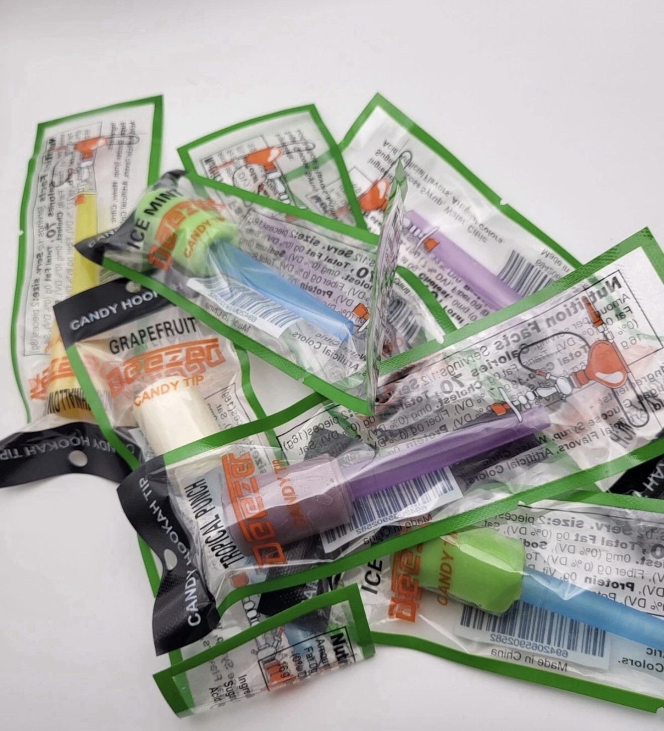 HOOKAH CANDY TIPS ASSORTED FLAVOR SETS OF 7