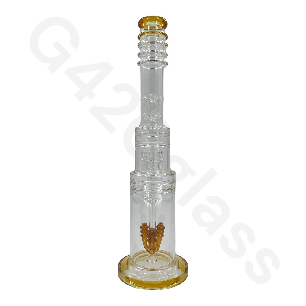 18 Inch Heavy Duty Lookah Style Glass Bong | Water Pipes Hookah Bongs
