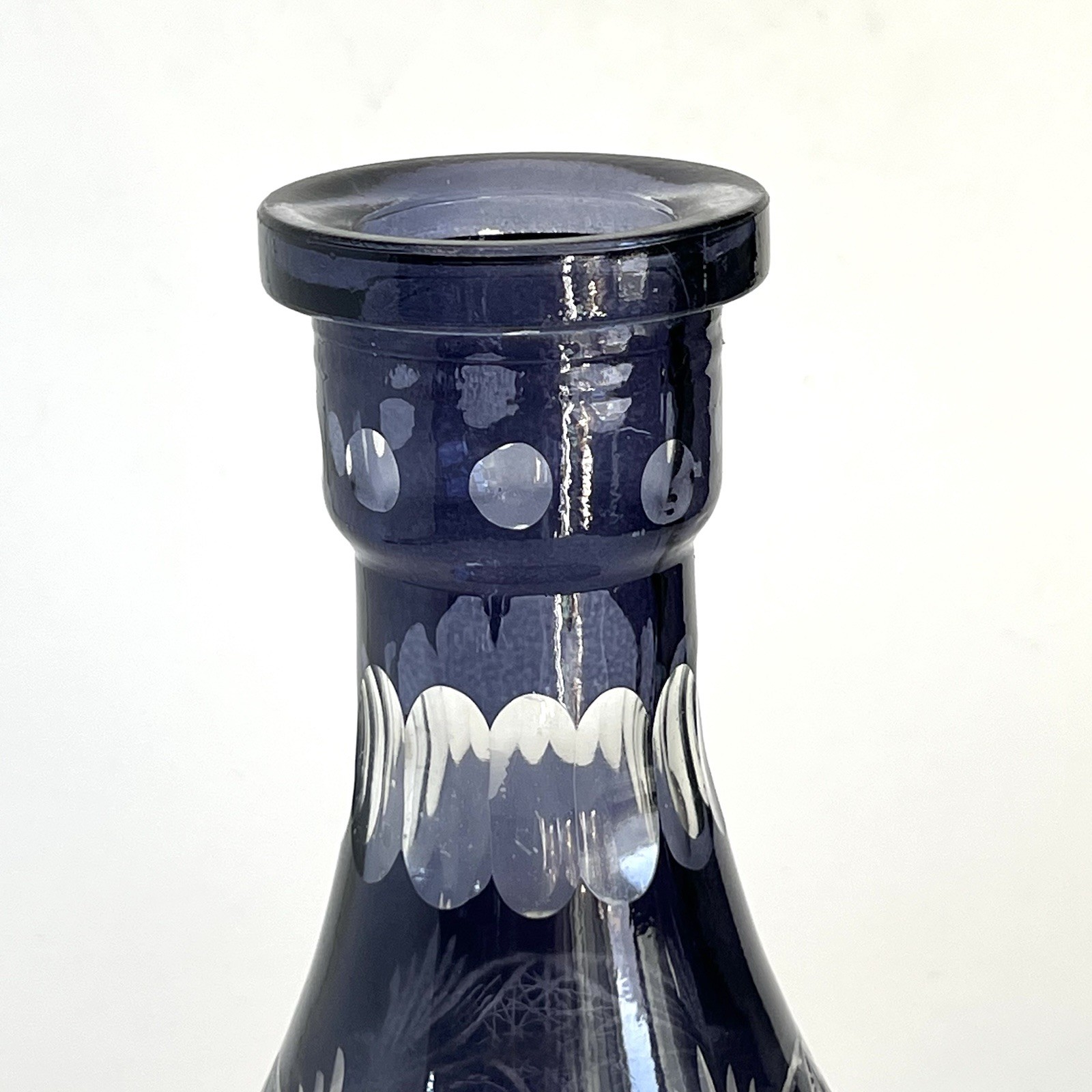 Hooka Glass Vase Modern Hookah Base Shisha Nargila Blue Design Vase Boho
