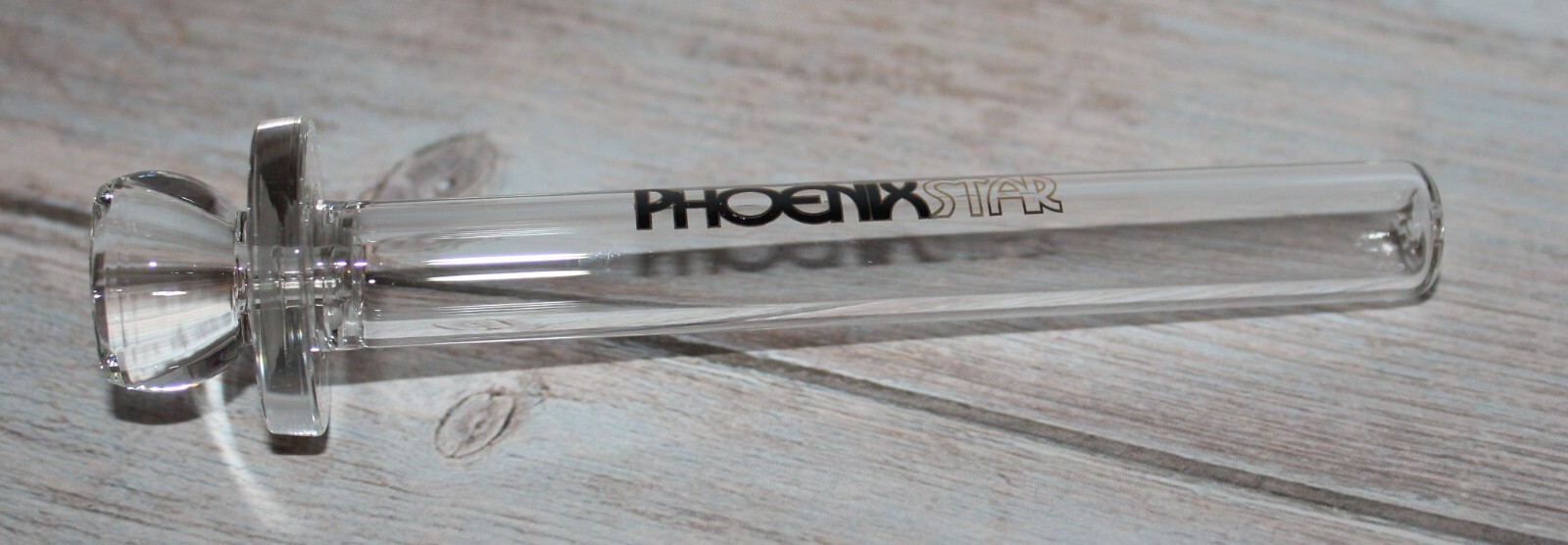 5&Prime; CLEAR GLASS STICK Tobacco Smoking Glass Pipe Bowl THICK Glass Pipes