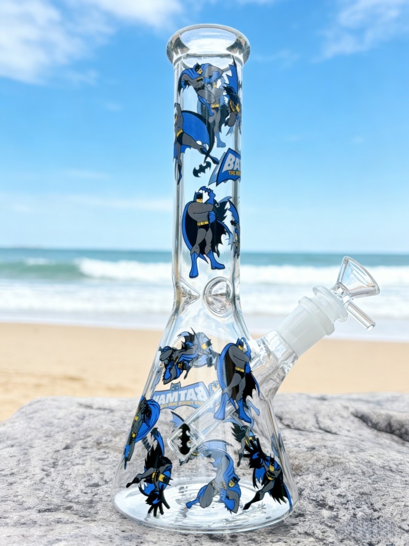 Gotham Animated Hero 10 » Thick Glass Beaker Bong Water Pipe USA Stock